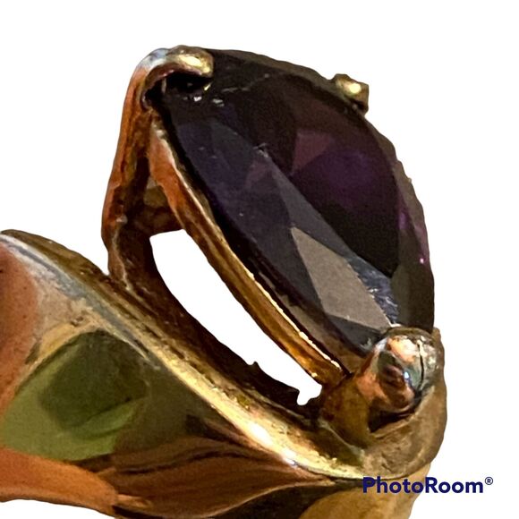 Costume Ring 6 Single Stone Romantic Gypsy Minimalist Goddess Chic Classy Modest - Picture 10 of 11